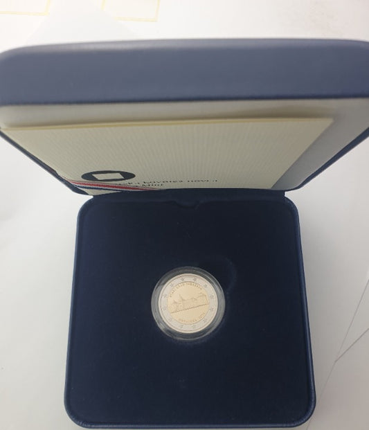 Croatie - 2 Euro 2024, Vieille ville de Varaždin, PREUVE