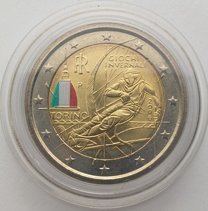 Italie - 2 Euro 2006, Jeux olympiques d'hiver de Turin, Couleur