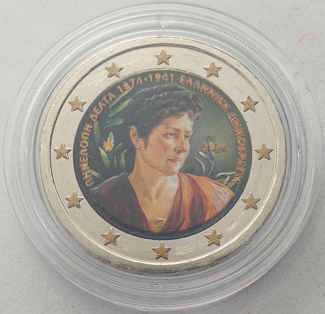 Grèce - 2 euros 2024, (Delta de Pénélope), Couleur, Non circulé