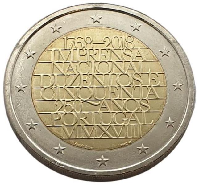 Portugal - 2 euros 2018 B, non circulé