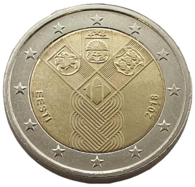 Estonie - 2 euros 2018 A, non circulée