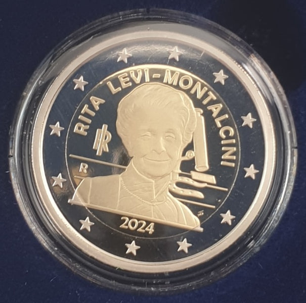 Italie - 2 Euro 2024, Rita Levi Montalcini, BE