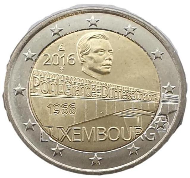 Luxembourg - 2 euros 2016, non circulé