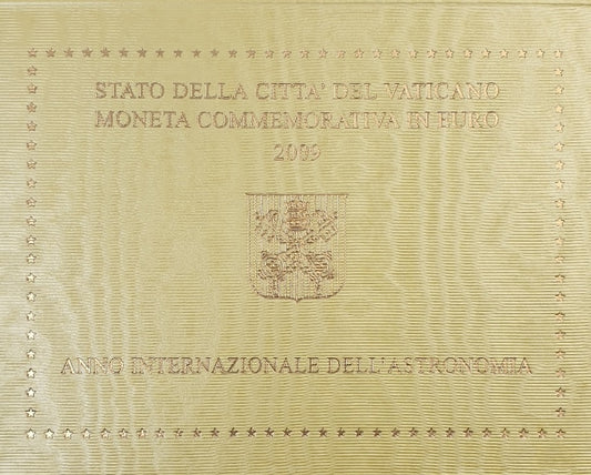 Vatican - 2 euros 2009, Année internationale de l'astronomie (carte-monnaie)