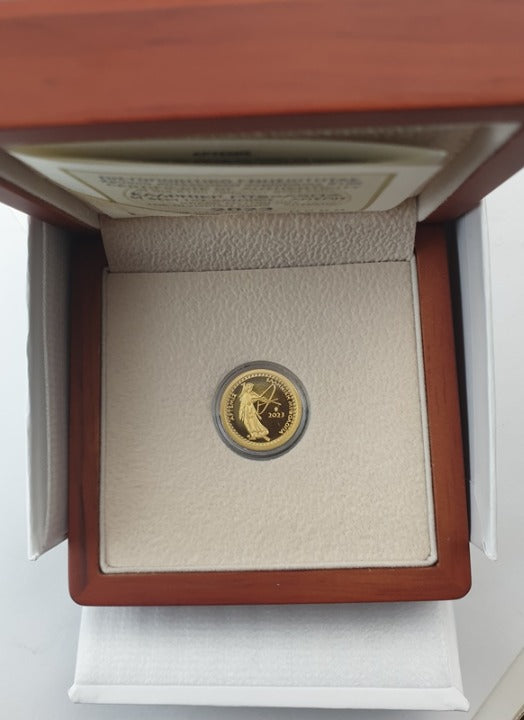 Grèce - 100 euros 2023, Les dieux de l'Olympe, Artémis, Pièce d'or