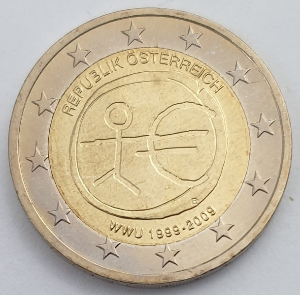 Autriche - 2 euros (EMU 2009), non circulé