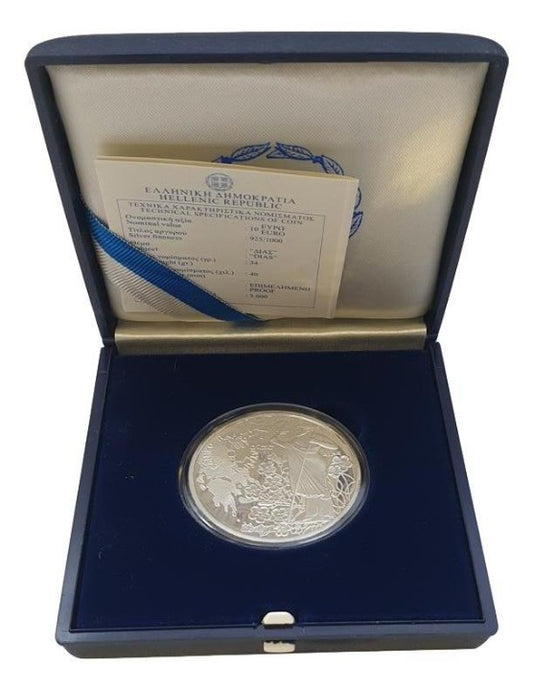 Grèce - 10 Euro 2006, Parc national de l'Olympe - Dion, Épreuve argent
