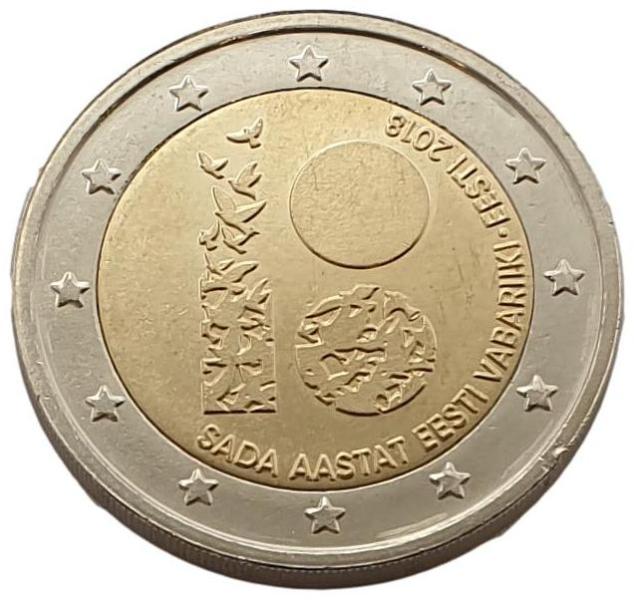 Estonie - 2 euros 2018 B, non circulée