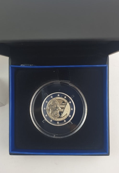 France - 2 Euro 2022, Jacques Chirac 1932 - 2019, SOYEZ LA PREUVE