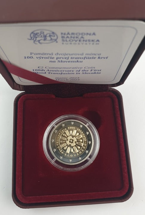 Slovaquie - 2 Euro 2023, Première transfusion sanguine, PREUVE