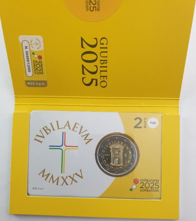 Italie - Carte de 2 euros 2025, Jubilé