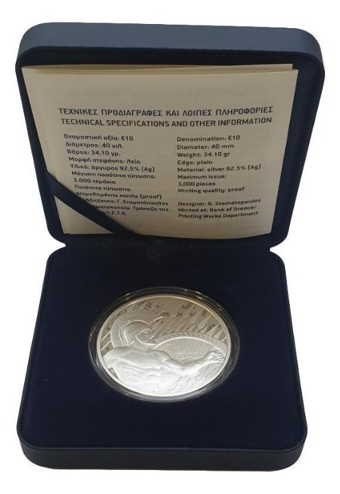 Grèce - 10 euros 2020, Thermopyles, Argent pur