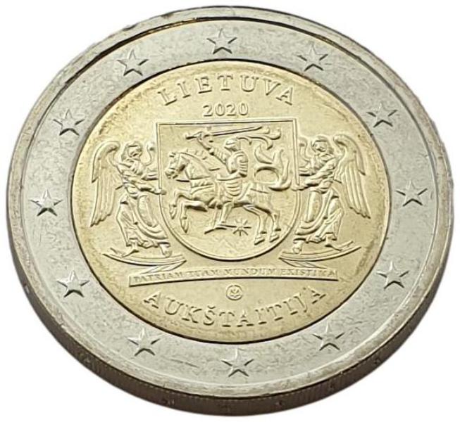 Lituanie - 2 euros 2020 A, non circulée