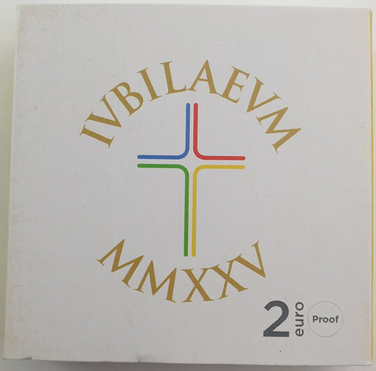 Italie - 2 Euro 2025, Jubilé, Preuve
