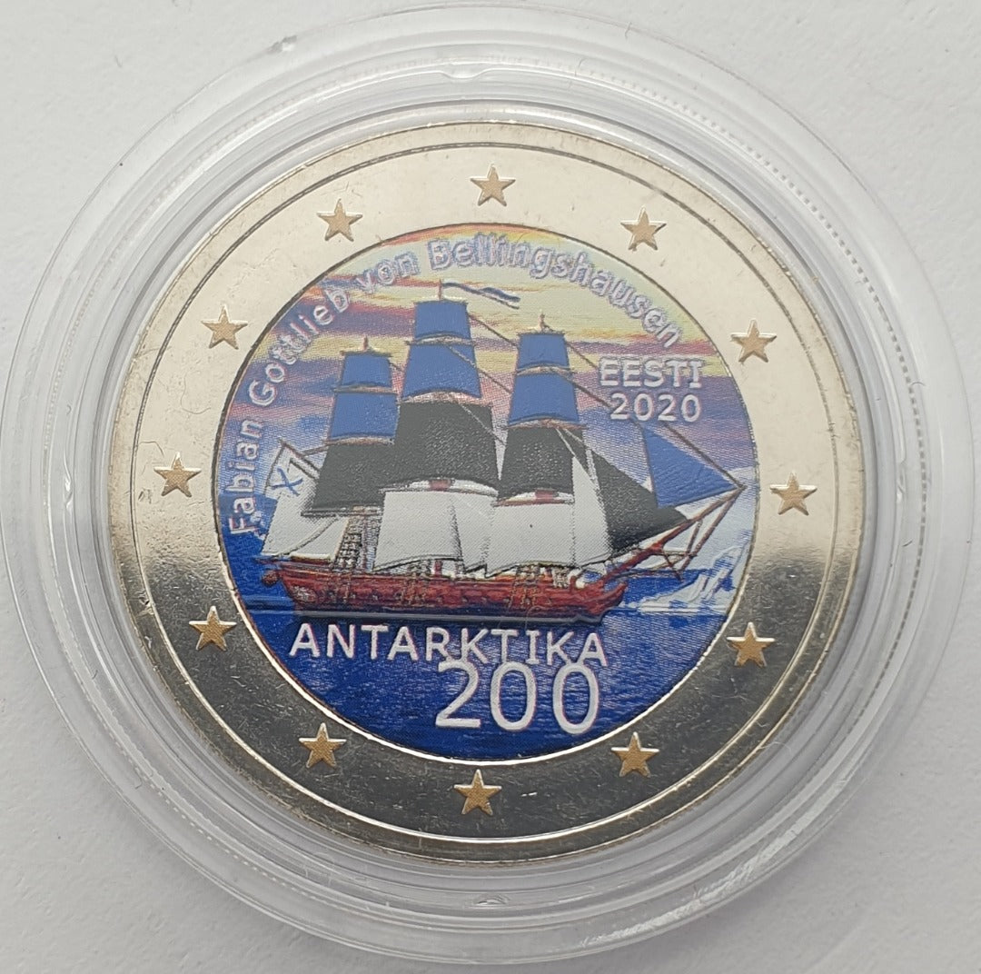 Estonie - 2 Euro 2020, Couleur