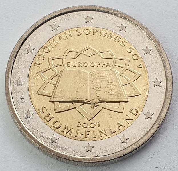Finlande - 2 euros (50 ans du traité de Rome, 2007), non circulé