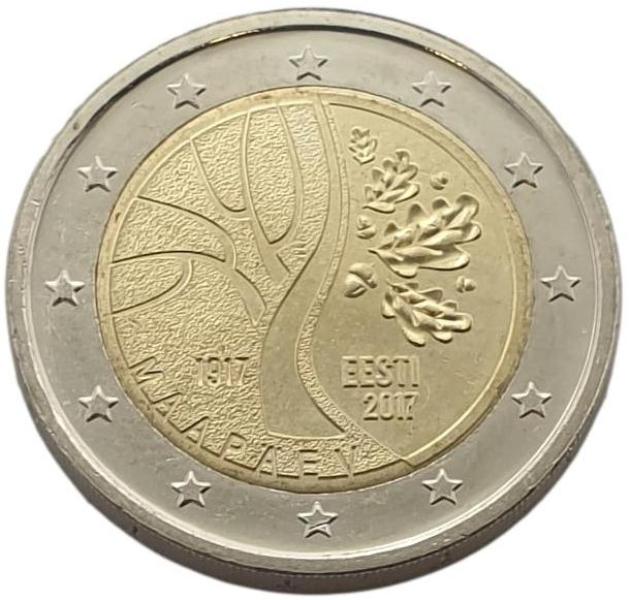 Estonie - 2 euros 2017, non circulée