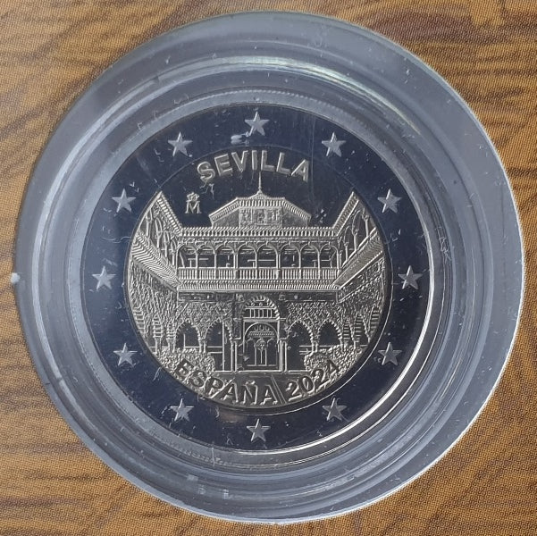 Espagne - 2 Euro 2024, Alcázar de Séville, PROOF