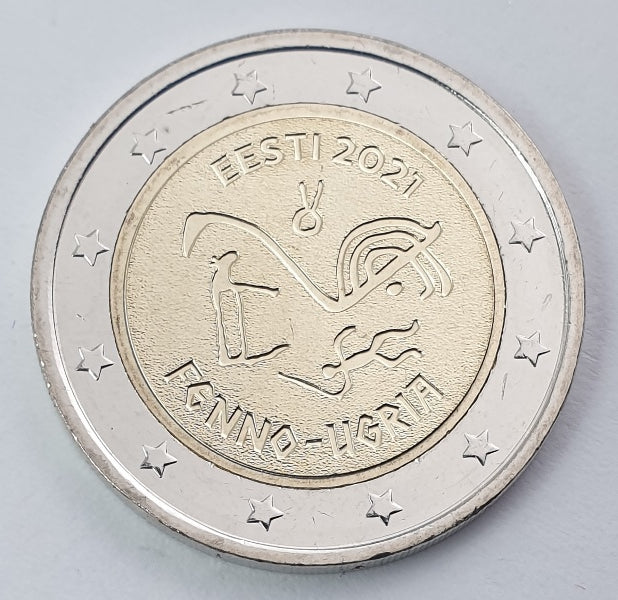 Estonie - 2 euros 2021 A, non circulée