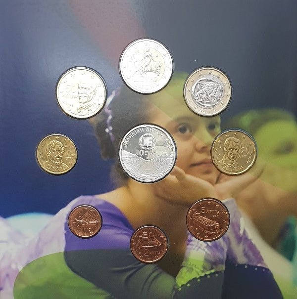 Série Euro - XIIIe Jeux Olympiques Mondiaux d'Été 2011 + Pièce en Argent