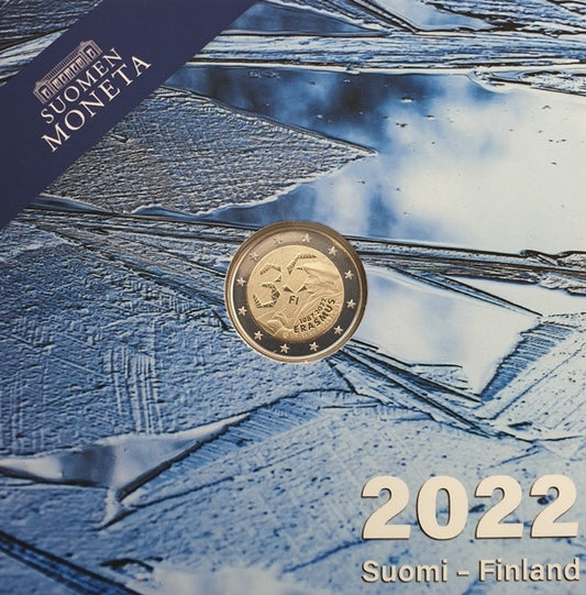 Finlande - 2 euros 2022, 35 ans du programme Erasmus, PREUVE