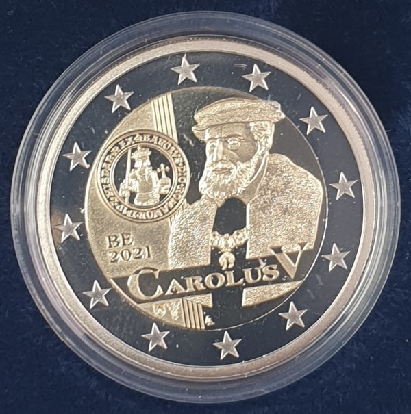 Belgique - 2 Euro 2021, Charles V, ÉPREUVE