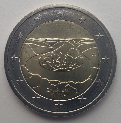 Allemagne - 2 Euro 2025 A, (A)