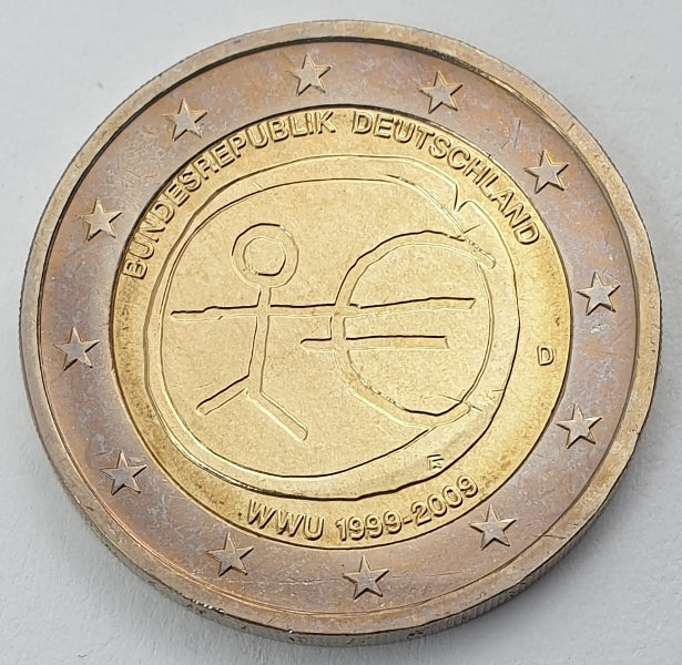 Allemagne - 2 Euro D (EMU 2009), non circulé