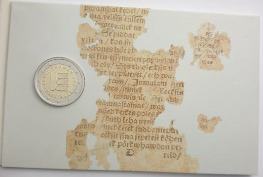 Estonie - 2 euros en 2025, 500 ans de livres estoniens