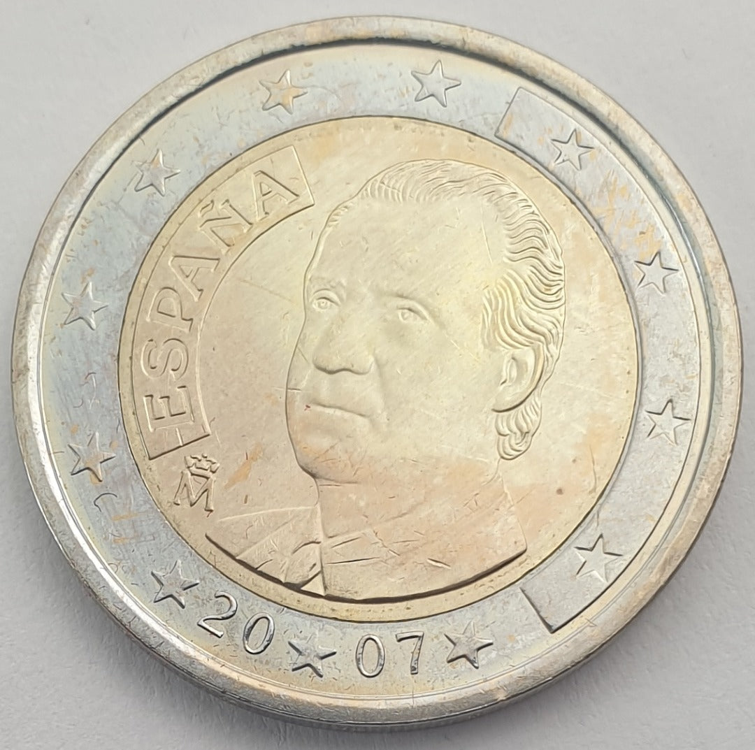 Espagne - 2 Euro 2007, Juan Carlos Ier