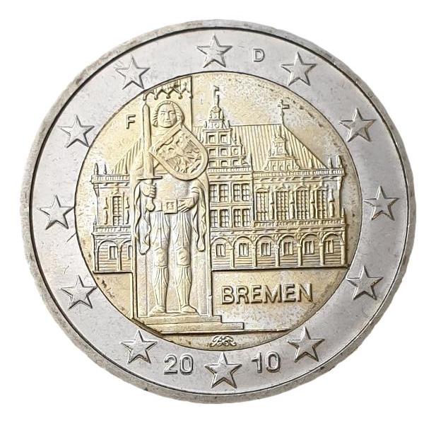 Allemagne - 2 euros 2010 F, non circulé