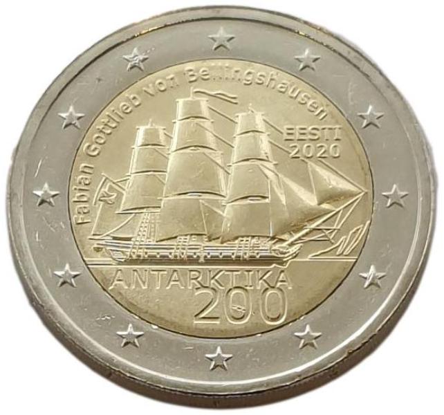 Estonie - 2 euros 2020 A, non circulée