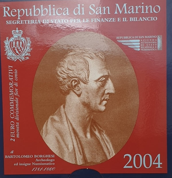 Saint-Marin - 2 Euro 2004, Bartolomeo Borghese