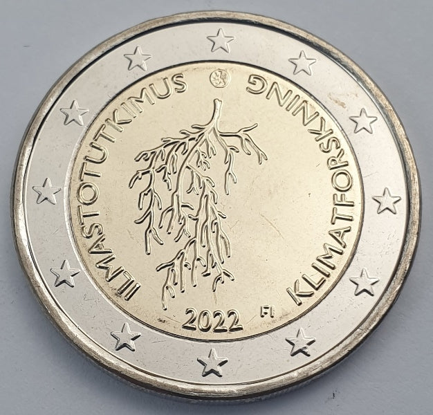Finlande - 2 euros 2022 B, non circulée
