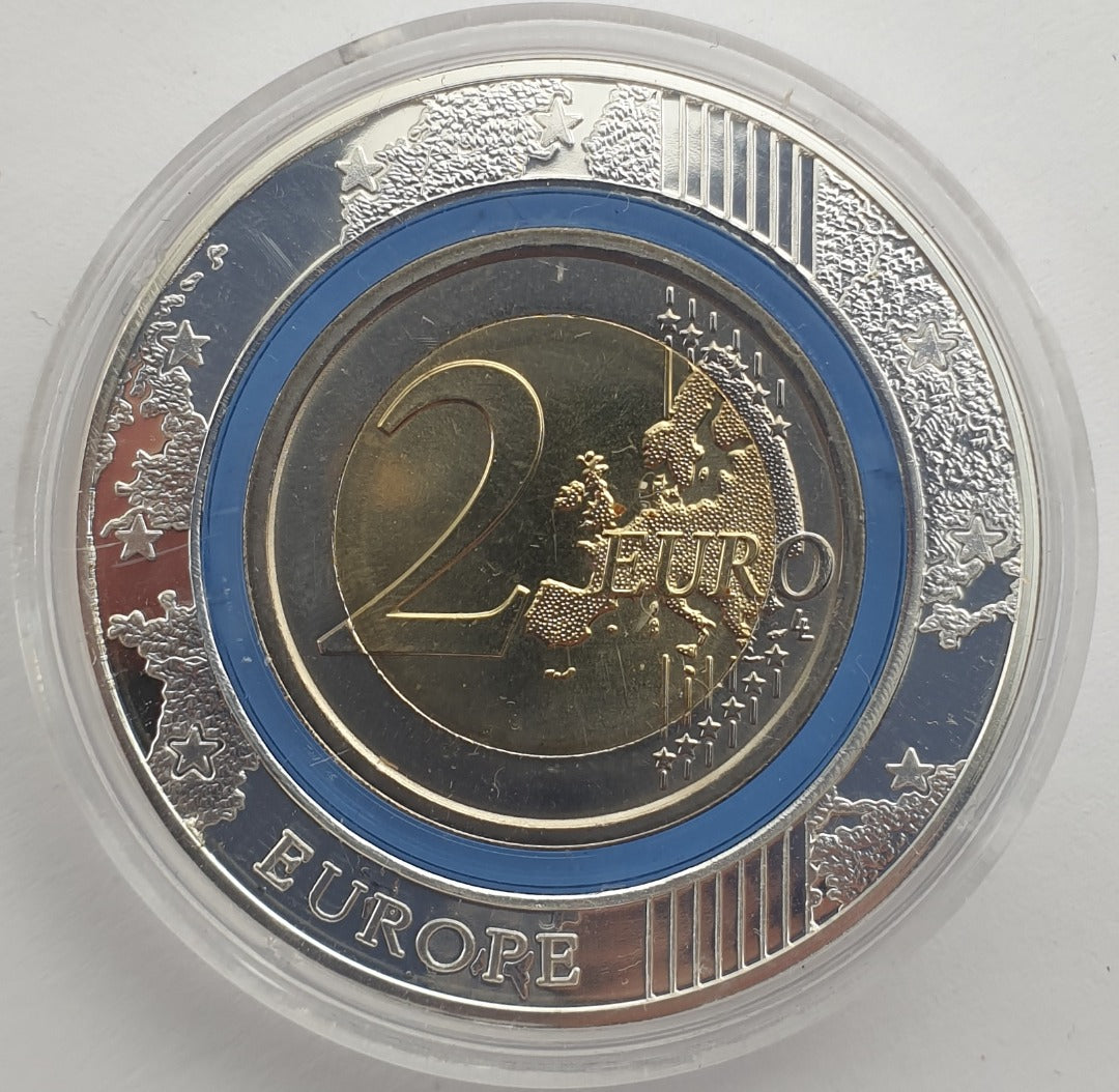 Saint-Marin - 2 euros 2017, étui bleu argenté