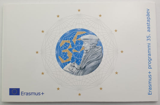 Estonie - Carte de 2 euros 2022, Erasmus