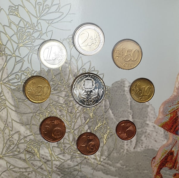 Série Euro - Parc national de l'Olympe 2005 + Pièce en argent