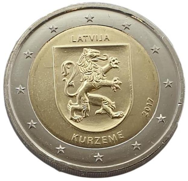 Lettonie - 2 euros 2017 A, non circulé