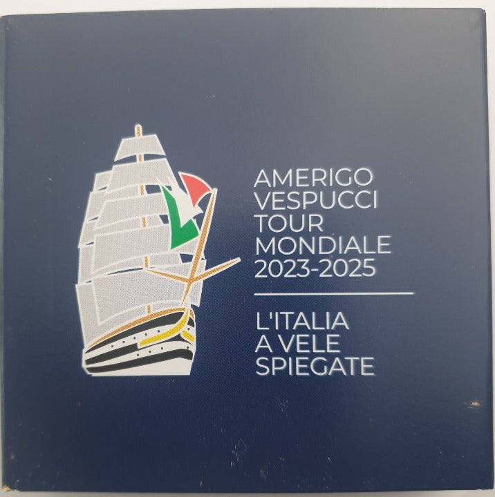 Italie - 2 Euro 2025, Voyage du navire Amerigo Vespucci, (Épreuve)