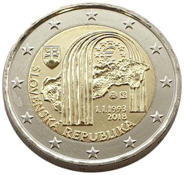 Slovaquie - 2 euros 2018, non circulée