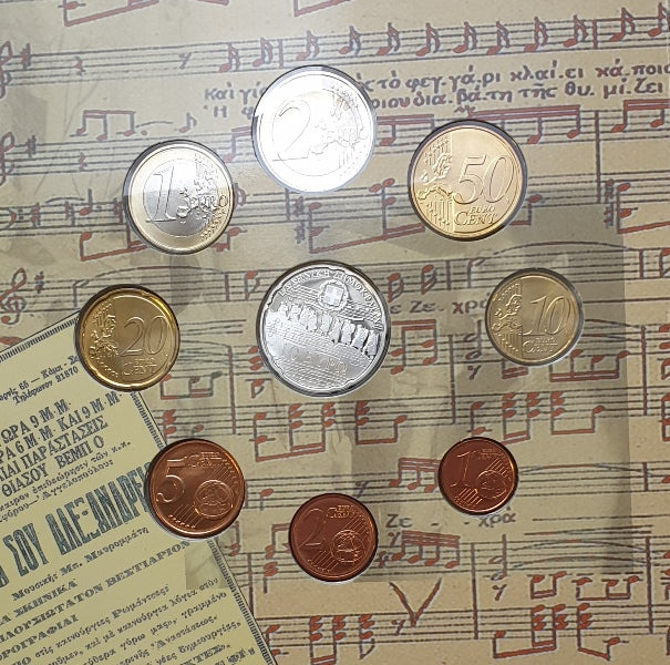 Série Euro - 100e anniversaire de la naissance de Sofia Vembo 2010 + Pièce en argent