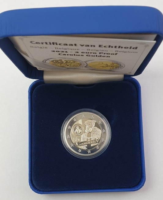 Belgique - 2 Euro 2021, Charles V, ÉPREUVE
