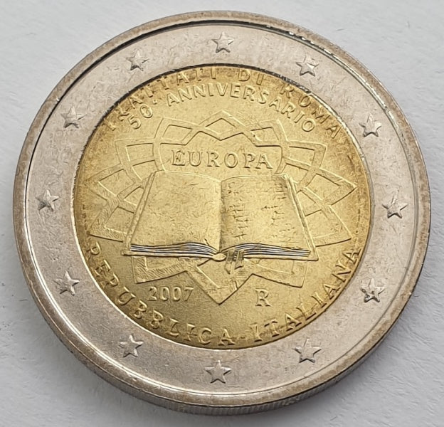 Italie - 2 euros (50 ans du traité de Rome 2007), non circulé