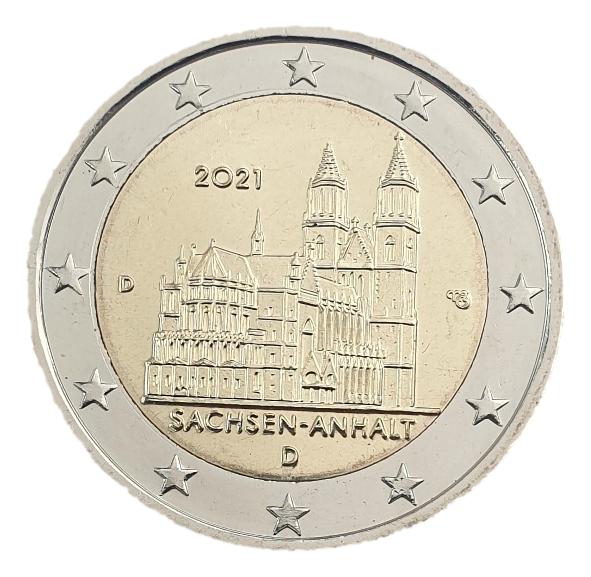 Allemagne - 2 euros 2021 D, non circulée