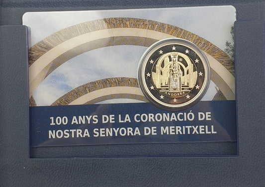 Andorre - 2 euros 2021, 100e anniversaire du couronnement de Notre-Dame de Meritxell, ÉPREUVE