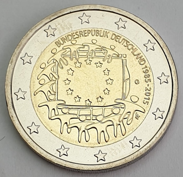 Allemagne - 2 euros (drapeau 2015 G), non circulé