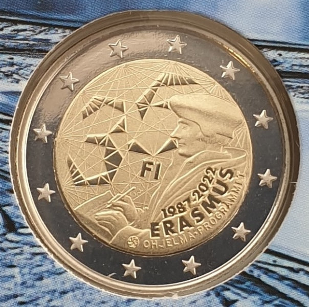 Finlande - 2 euros 2022, 35 ans du programme Erasmus, PREUVE