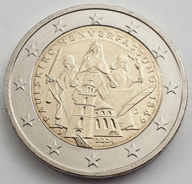 Allemagne - 2 euros 2024 B, (D), non circulé