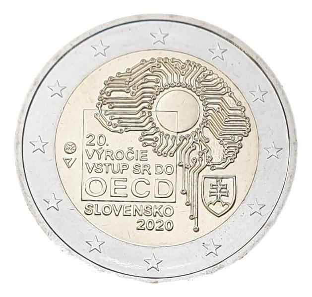 Slovaquie - 2 euros 2020, non circulée