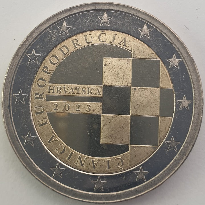 Croatie - 2 Euro 2023, Membre de l'UE